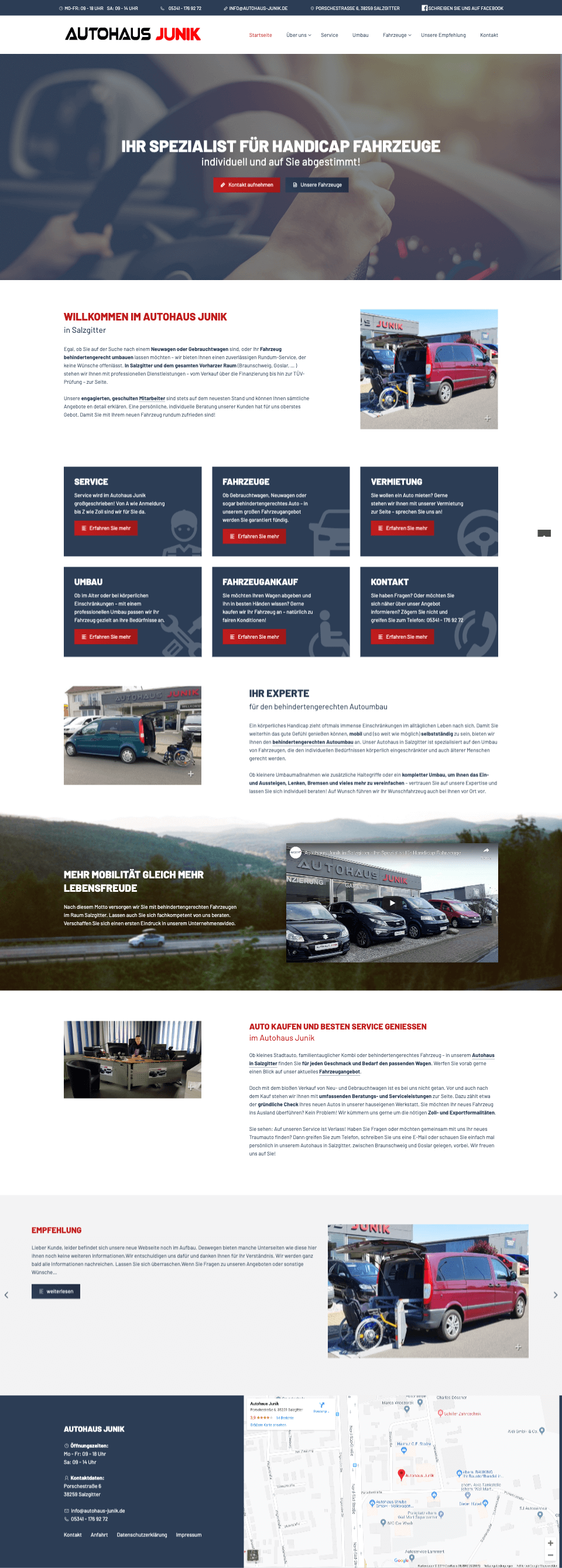 autohaus-junik.de - Referenz