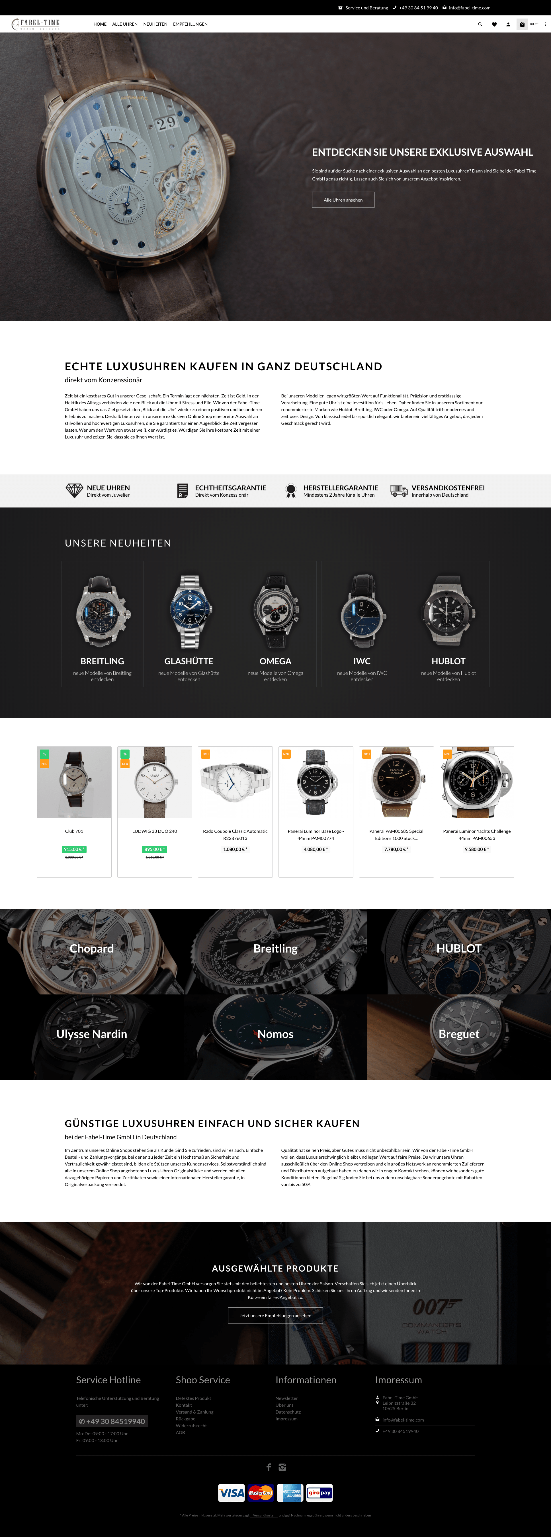 fabel-time.com - Referenz